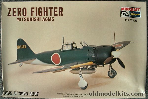 Hasegawa 1/32 Mitsubishi Zero A6M5, 1070 plastic model kit